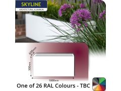 Skyline Aluminium Planter 1000x600x500(h)mm - One of 26 Standard Matt RAL colours TBC