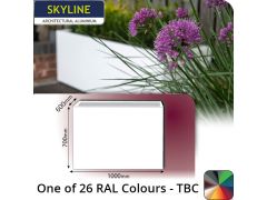 Skyline Aluminium Planter 1000x600x700(h)mm - One of 26 Standard Matt RAL colours TBC
