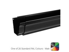 125x100mm SnapFix Aluminium Moulded 3m Gutter Length - One of 26 Standard Matt RAL colours TBC