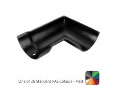 115mm (4.5") Beaded Half Round Cast Aluminium 90 degree Internal Gutter Angle - One of 26 Standard Matt RAL colours TBC