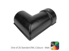 115mm (4.5") Beaded Half Round Cast Aluminium 90 degree External Gutter Angle - One of 26 Standard Matt RAL colours TBC