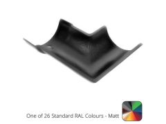 115mm (4.5") Beaded Half Round Cast Aluminium 135 degree External Gutter Angle - One of 26 Standard Matt RAL colours TBC