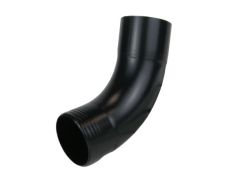 60mm Black Galvanised Steel Downpipe 70 Degree Bend
