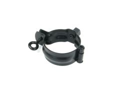 60mm Black Galvanised Steel Downpipe Bracket with M10 Boss - for use with M10 Screw (not included)