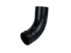 60mm Black Galvanised Steel Downpipe Shoe