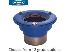 C344 Vari-Level Non-Trapped Vertical Outlet Medium Sump Cast Iron Wade Drain Bundle
