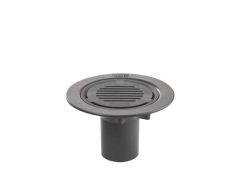 Harmer C400/F - 110mm Cast Iron Vertical Outlet with Flat Grate