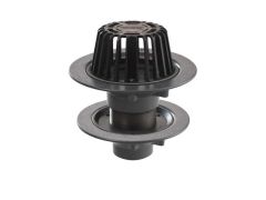 Harmer C400T/D - 4"BSP Thread Cast Iron Double Flange Vertical Outlet with Polypyrene Dome Grate