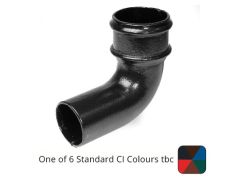 65mm (2.5") Cast Iron 90 degree Bend without Ears - One of 6 CI Standard RAL Colours TBC