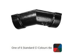 115mm (4.5") Beaded Half Round Cast Iron 135 degree Gutter Angle - One of 6 CI Standard RAL Colours TBC

