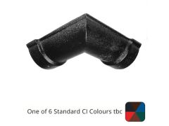 115mm (4.5") Beaded Half Round Cast Iron 90 degree Gutter Angle - One of 6 CI Standard RAL Colours TBC