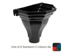 100mm (4") Cast Iron Fluted Flat Back Hopper - One of 6 CI Standard RAL Colours TBC