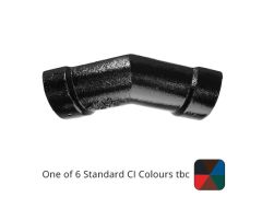 115mm (4.5") Half Round Cast Iron 135 degree Gutter Angle - One of 6 CI Standard RAL Colours TBC

