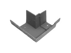 125x100 (5"x 4") Moulded Cast Iron 90 External Gutter Angle - Primed