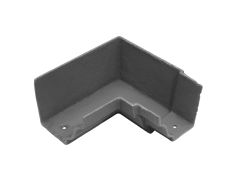 125x100 (5"x 4") Moulded Cast Iron 90 Internal Gutter Angle - Primed