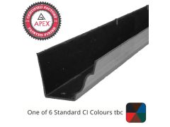 100x75mm (4"x 3") Moulded Ogee Cast Iron Gutter 1.83m Length - One of 6 CI Standard RAL Colours TBC