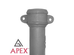 65mm (2.5") x 1.83m Cast Iron Downpipe with Ears - Primed