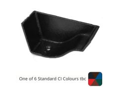 115mm (4.5") Victorian Ogee Cast Iron Right Hand External Stop End - One of 6 CI Standard RAL Colours TBC

