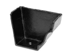 125x100 (5"x 4") Moulded Cast Iron Right Hand Internal Stopend - Black