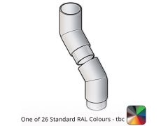 63mm (2.5") Flushjoint Aluminium 135 Degree Two Piece Offsets with 250mm Offset - One of 26 Standard Matt RAL colours TBC 