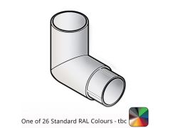 63mm (2.5") Flushjoint Aluminium Downpipe 92.5 Degree Bend - One of 26 Standard Matt RAL colours TBC 