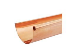 115mm Half Round Copper Gutter 3m Length