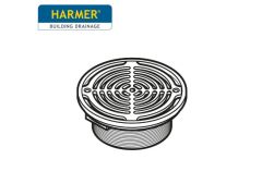 150mm Circular Compact Ring Grate Stainless Steel with Trap - Threaded