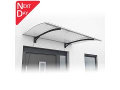 L150 PT Shield Canopy Secco 150 x 90 x 22cm - 3mm Clear Acrylic Top and RAL7016 Aluminium Support Arm