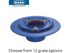 D1004 Vari-Level Non-Trapped Vertical Outlet Cast Iron Wade Drain Bundle