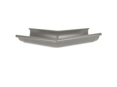 125mm Half Round Dusty Grey Galvanised Steel 135degree External Gutter Angle