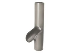 80mm Dusty Grey Coated Galvanised Steel Access Pipe