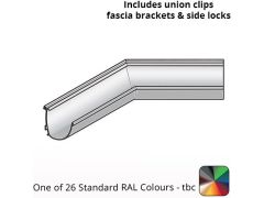 100x85mm Aluminium Aqualine Modern 135 Degree Angle Assemblies - Internal  - One of 26 Standard Matt RAL colours TBC 