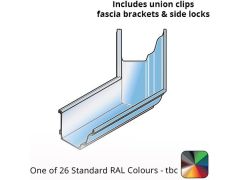 140x100mm Aluminium Aqualine Moulded Gutter 135 Degree Angle Assemblies - External - One of 26 Standard Matt RAL colours TBC 