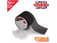 110mm GutterFlo HDPE Grid Mesh 4mtr Roll - comes with 16 polycarbonate clips - Buy online now from Rainclear Systems