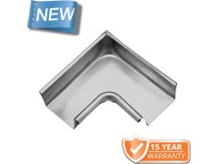 120x75mm Box Profile Galvanised Steel 90degree Internal Gutter Angle