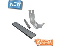 120x75mm Box Profile Galvanised Steel Gutter Connector Union 