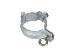 60mm Galvanised Steel Downpipe Bracket with M10 Boss - for use with M10 Screw (not included)
