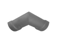 100mm (4") Half Round Cast Iron 90 degree Gutter Angle - Primed