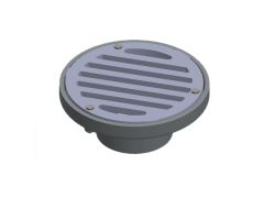 100mm Hargreaves Halifax Drain Cast Iron Bellmouth Gully Inlet with secured grate