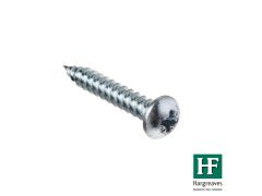 Hargreaves Foundry No.10x1.25 Zinc Plated Round Head Pozi Screw
