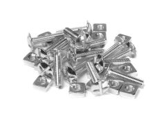 M6 x 25mm Zinc Plated Gutter Bolt with nut and washer