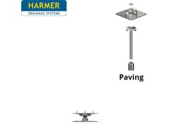 28-35mm Harmer Modulock Non-Combustible Pedestal with Fixed head for Paving