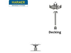 44-62mm Harmer Modulock Non-Combustible Pedestal with Self leveling head for Timber Decking
