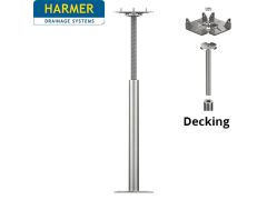 298-458mm Harmer Modulock Non-Combustible Pedestal with Self leveling head for Timber Decking