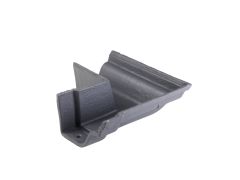 115mm (4 1/2") Hargreaves Foundry Notts Ogee Cast Iron Gutter - External 90 degree angle - Primed