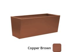 Valenta Aluminium Raised Bed / Planter - 2000x900x800mm - Copper Brown 