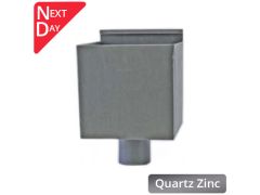 Quartz Zinc Box Hopper Head  with 80mm Outlet 