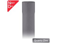 80mm Quartz Zinc Downpipe 2m Length