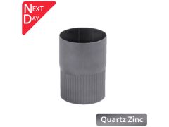80mm Quartz Zinc Downpipe Loose Connector