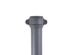 65mm (2.5") Hargreaves Foundry Cast Iron Round Downpipe with Ears - 1.83m (6ft) - Primed